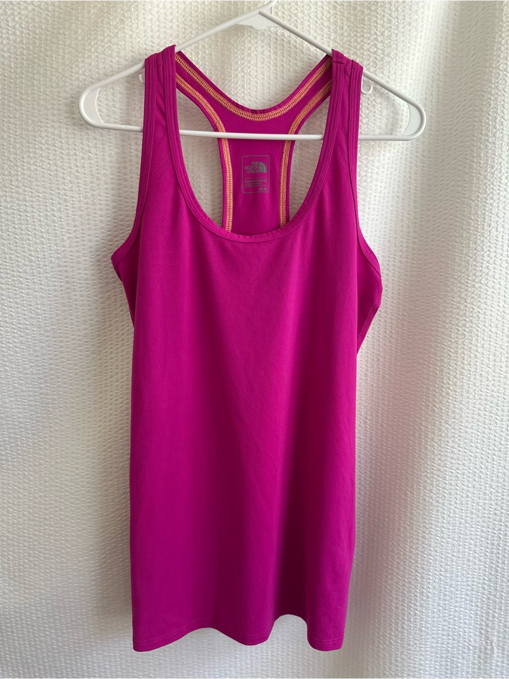 The North Face Pink Racerback Athletic Tank Top Women's Medium Running Workout